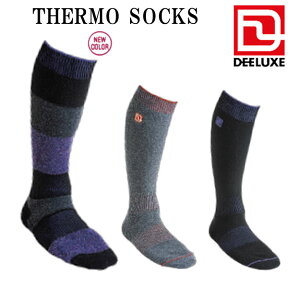 即出荷 DEELUXE / ディーラックス THERMO SOCKS ソックス スノーボード スキー メール便対応