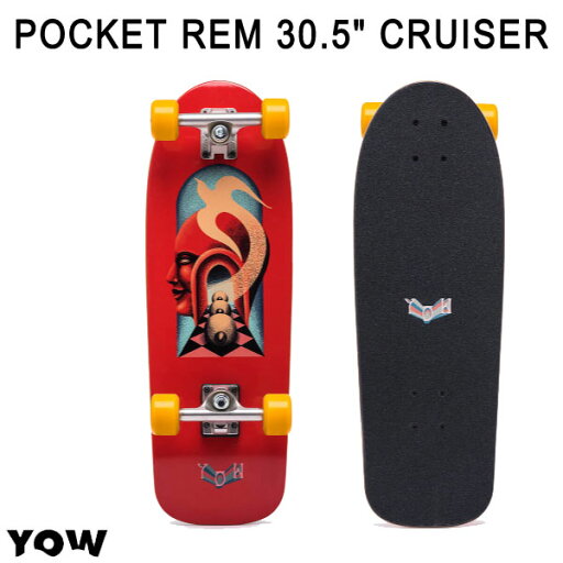 取り寄せ商品 2023 YOW/ヤウ SKATE POCKET REM ポケットレム 30.5inc クルーザー サーフスケート ロングスケートボード ロングボード スケボー オフトレ 取り寄せ商品 2023 YOW/ヤウ SKATE POCKET REM ポケットレム 30.5inc クルーザー サーフスケート ロングスケートボード ロングボード スケボー オフトレ