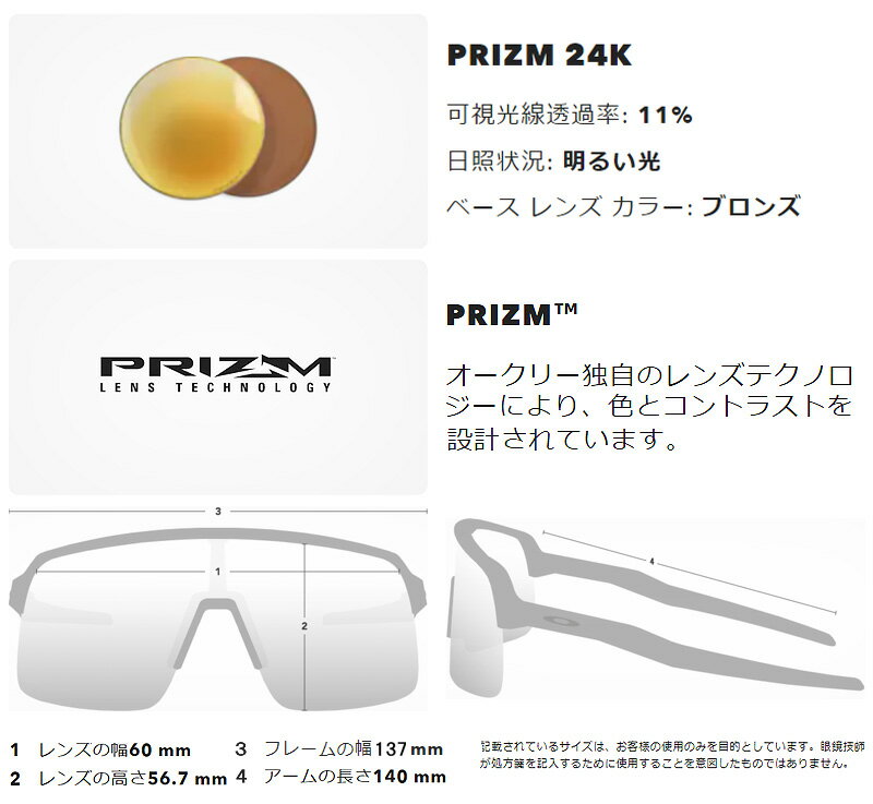 OAKLEY SUTRO ASIAN FIT/オークリー スートロ アジアンフィット OO9406A-1837 PRIZ...