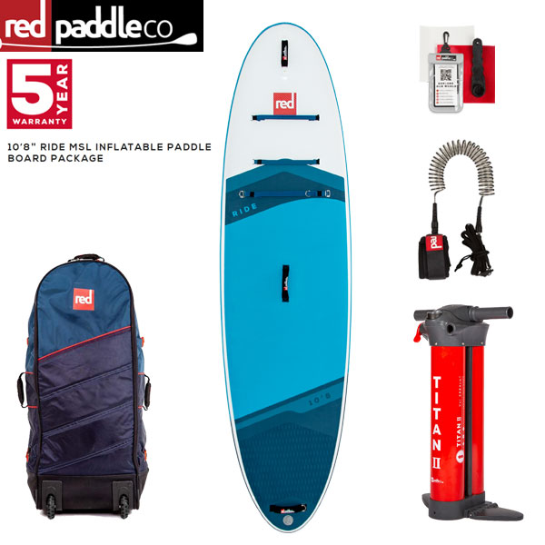 【セット】 取り寄せ商品 2023-24 RED PADDLE 10’8 RIDE MSL INFLATABLE PADDLE BOARD / レッドパドル ライド SUP インフレータブル パドルボード サップ