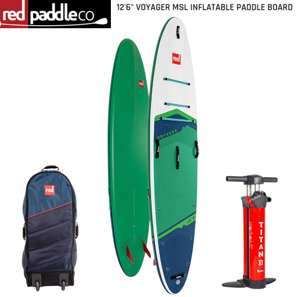 Rakuten - 【セット】23-26 RED PADDLE 12'6 VOYAGFR MSL INFLATABLE PADDLE BOARD / レッドパドル スポーツ SUP インフレータブル パドルボード サップ 特典パドル付