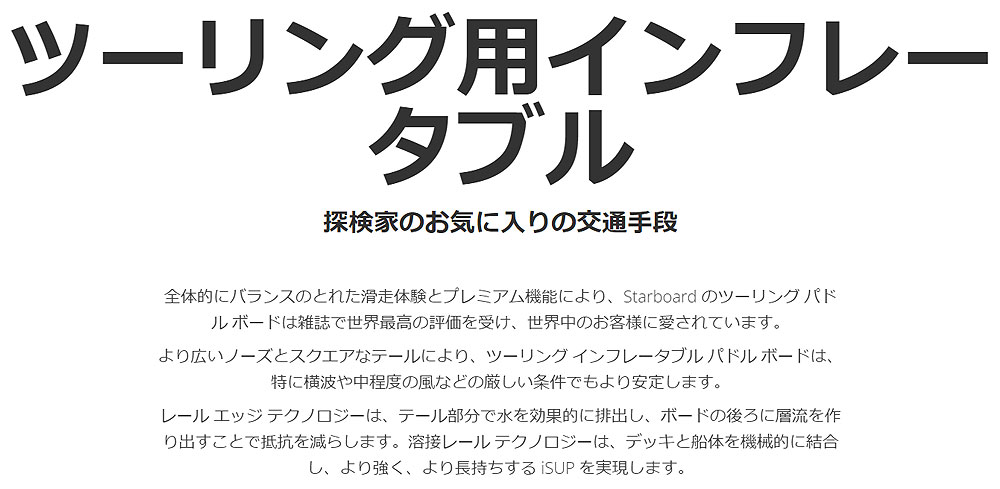BREAKOUTの【エントリーでポイント5倍】2025 STARBOARD TOURING DELUXE SINGLE CHAMBER 12'6 X 30/スターボード ツーリング インフレータブル パドルボード サップ SUP｜アングル2