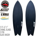 2024 THUNDERBOLT CHANNEL ISLANDS AL MERRICK CI FISH 5'9～5'11 BLACK SHADOW/サンダーボルト チャンネルアイランド アルメリック シーアイフィッシュ ブラックシャドウ トンビ製 ミッドレングス サーフボード サーフィン 営業所止め