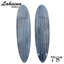 サーフボード ラハイナ/LAHAINA 7'8 L09GR ミッドレングスウッド調 ファンボード 営業所止め 送料無料