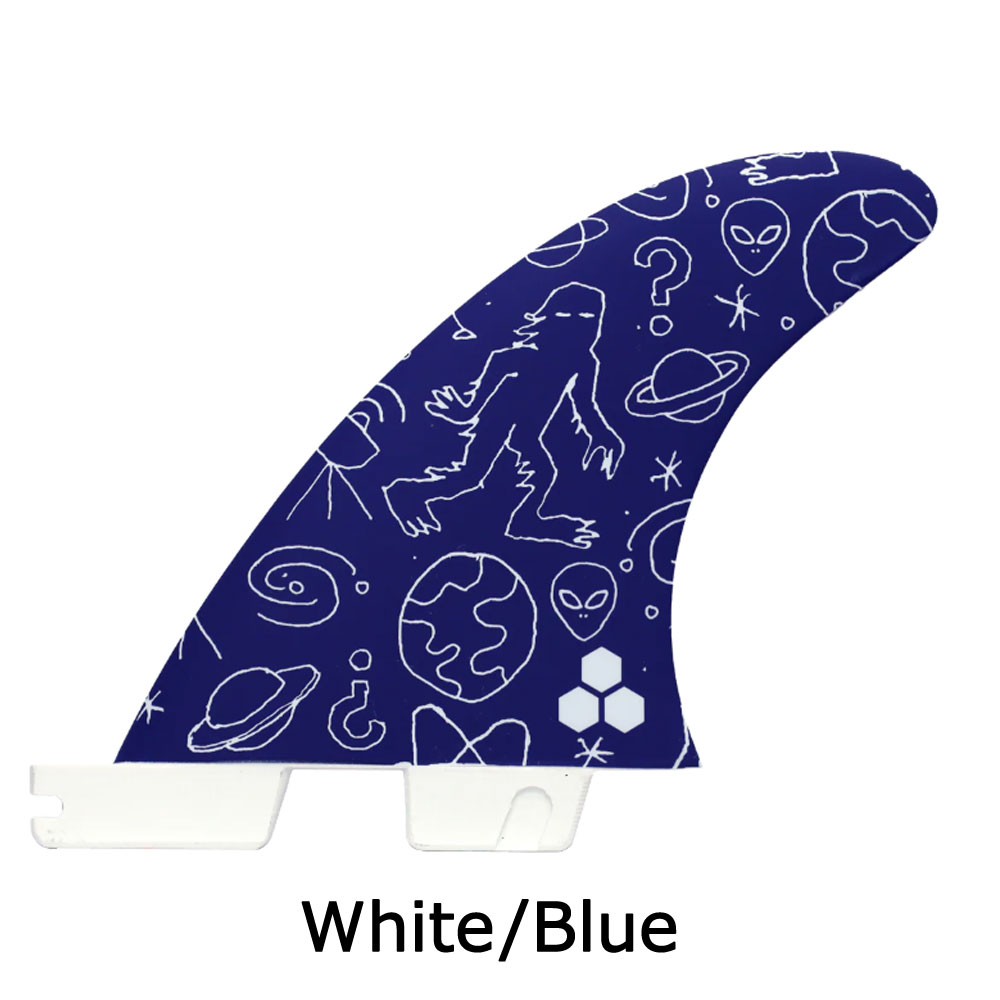 FCS II CHANNEL ISLANDS SOLUTION PC QUAD REAR FIN SET / エフシーエスII チャン...