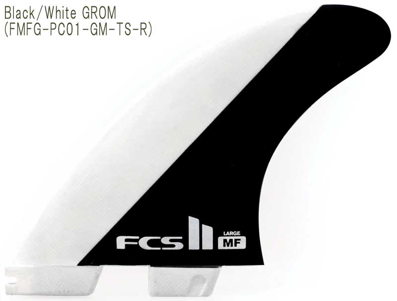 BREAKOUTのFCS2 MF MICK FANNING PC TRI FINS GROM / エフシーエス2 ミックファニング トライフィン グロム サーフィン ショート サーフボード 3枚組 子供用｜アングル2