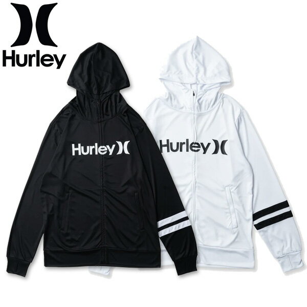 HURLEY ハーレー メンズ ラッシュガード MENS RASH ONE AND ONLY FULL ZIP HOODIE MRG2310036 男性 パーカー サーフィン UVカット 日焼け防止 クラゲ対策 メール便対応