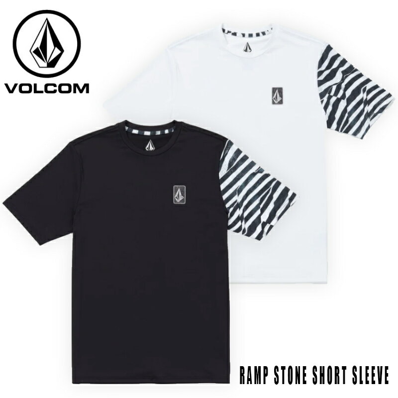 VOLCOM RASHGUARD Ramp Stone Short Sleeve ボルコム ラッシュガード 夏用 半袖 メ...