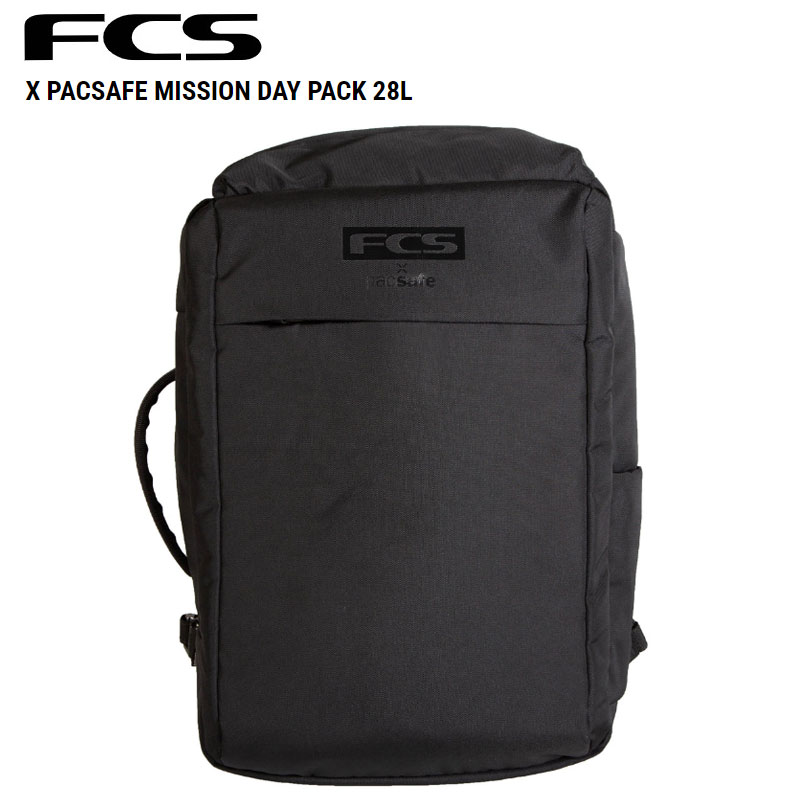 FCS X PACSAFE MISSION DAY PACK 28L / エフシーエス パックセーフ ミッション デイパック バックパック サーフィン サーフ