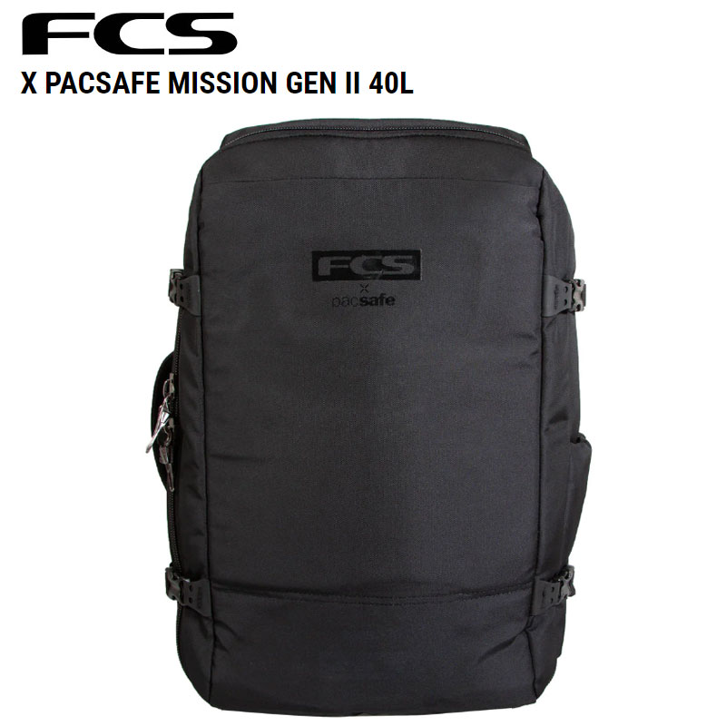 FCS X PACSAFE MISSION GEN II 40L / エフシーエス エックス パックセーフ ミッションゲン バックパック サーフィン サーフ