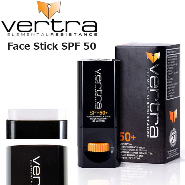 日焼け止め VERTRA バートラ Translucent FACE STICK SPF 50 トランスルーセント フェイススティック 日焼け対策 UVカット サーフィン メール便対応