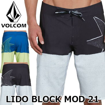 即出荷 VOLCOM/ボルコム メンズ サーフパンツ ボードショーツ 海パン 水着 A0811818 LIDO BLOCK MOD 21 サーフィン メール便対応