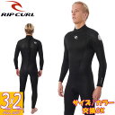 2024継続モデル RIPCURL FREELITE 3/2 BACKZIP 119MFS / リップカール フリーライト バックジップ ウェットスーツ サーフ...
