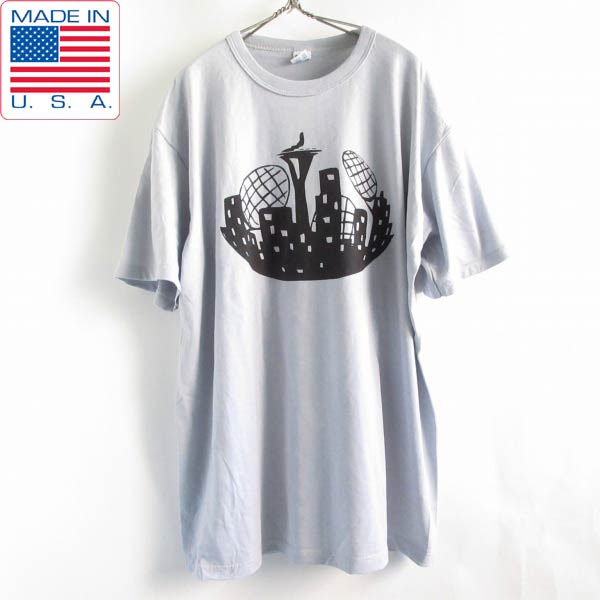 Rakuten - 新品 80s USA製 Champion 半袖Tシャツ グレー系 XL チャンピオン アメリカ製 ビンテージ デッドストック D149【BTSX】