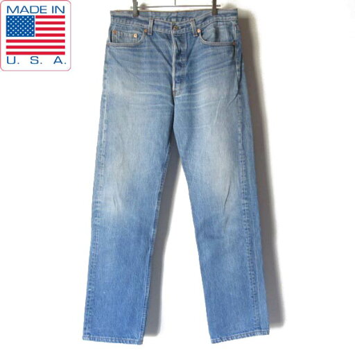 1994年製 USA製 リーバイス 501 激ヒゲ ジーンズ 実寸W34 L32 Levi's アメリカ製 デニム ジーパン 90s ビンテージ D151【中古】【古着】【メンズ】【通販】【BPM】 1994年製 USA製 リーバイス 501 激ヒゲ ジーンズ 実寸W34 L32 Levi's アメリカ製 デニム ジーパン 90s ビンテージ D151【中古】【古着】【メンズ】【通販】【BPM】
