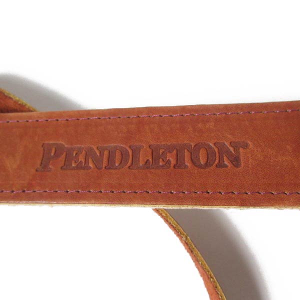USA製 PENDLETON ブランケット用 キャリア レザー 茶系 ペンドルトン ホルダー キ...