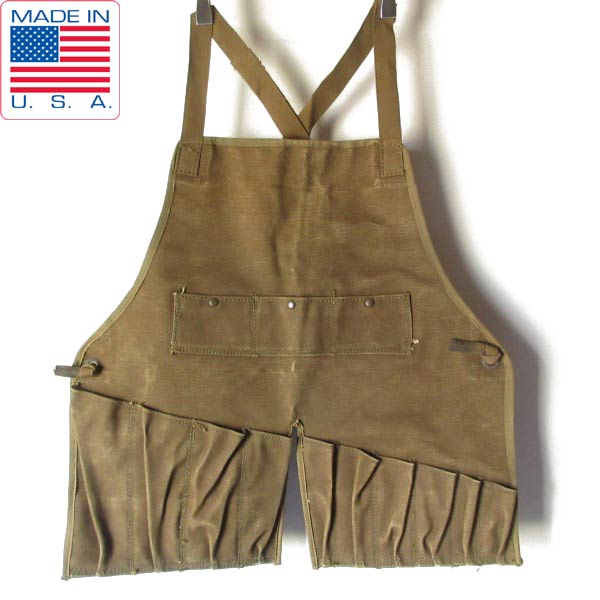 展示用 40s USA製 USAAF B-1 キャンバス ワーク エプロン ドライロット ディスプレイ用 WW2 US ARMY AIR FORCE ビンテージ D150