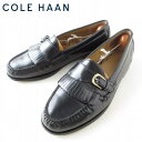 COLE HAAN コールハーン キルト ストラップ ローファー 黒 9D 27cm スリッポン IVY アイビー アメトラ メンズ 靴 D149【中古】【靴】【通販】【BSM】