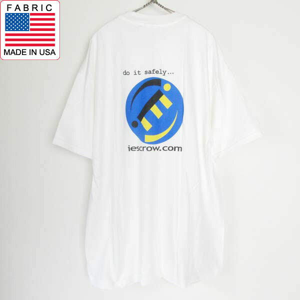 乐天商城 - 新品 00s iescrow アイエスクロウ IT企業物 アドバタイジング 半袖Tシャツ 白 XL ホワイト デッドストック ボックスロゴ D151【BTSX】