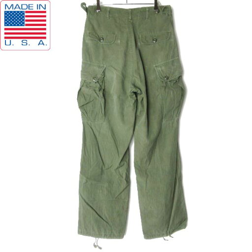1963年製 米軍 1st ジャングルファティーグ パンツ S-R相当 ノンリップ ポプリン 60s 剥き出しボタン 実物 USA製 ベトナム D152【中古】【古着】【メンズ】【通販】【BPS】 1963年製 米軍 1st ジャングルファティーグ パンツ S-R相当 ノンリップ ポプリン 60s 剥き出しボタン 実物 USA製 ベトナム D152【中古】【古着】【メンズ】【通販】【BPS】