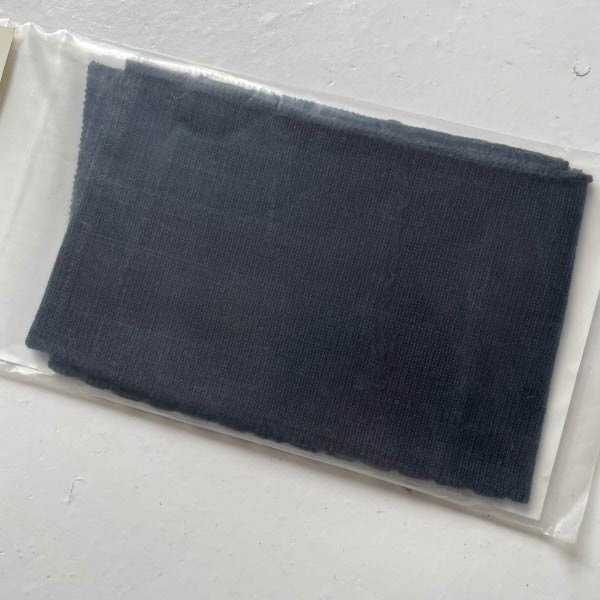 古着屋 BRIDGEの新品 ～80s USA製 yours truly 袖リブ 4点セット 黒 リペア リメイク ハンドメイド ビンテージ デッドストック D128｜アングル3