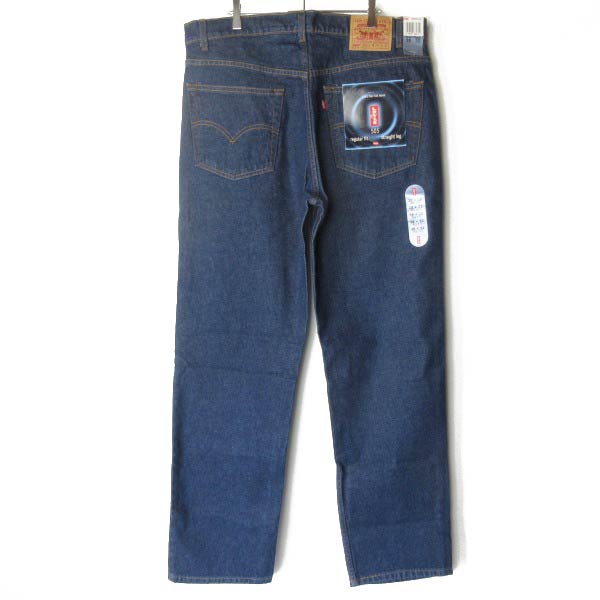 Rakuten - 新品 1998年製 Levi's リーバイス 505 ジーンズ 濃紺 W38 L32(実寸W38 L33) ウォッシュ加工 90s デッドストック 大きいサイズ D154【BPXL】