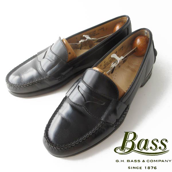 乐天商城 - G.H.Bass&Co WEEJUNS ペニー ローファー 黒 9D 27cm ブラック ジーエイチバス アメトラ アイビー メンズ 靴 D154【中古】【靴】【メンズ】【通販】【中古】【靴】【メンズ】【通販】