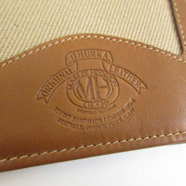 新品 USA製 MH刻印 GHURKA グルカ 二つ折り 財布 ウォレット キャンバス×レザー ビンテージ 札入れ デッドストック D149