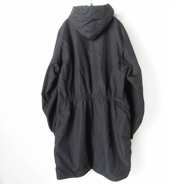 90s USA製 USIA 裏フリース ベンチコート 黒 L ブラック ジャケット YUKON アメリカ製 ビンテージ D150【中古】【古着】【メンズ】【通販】【BTOL】