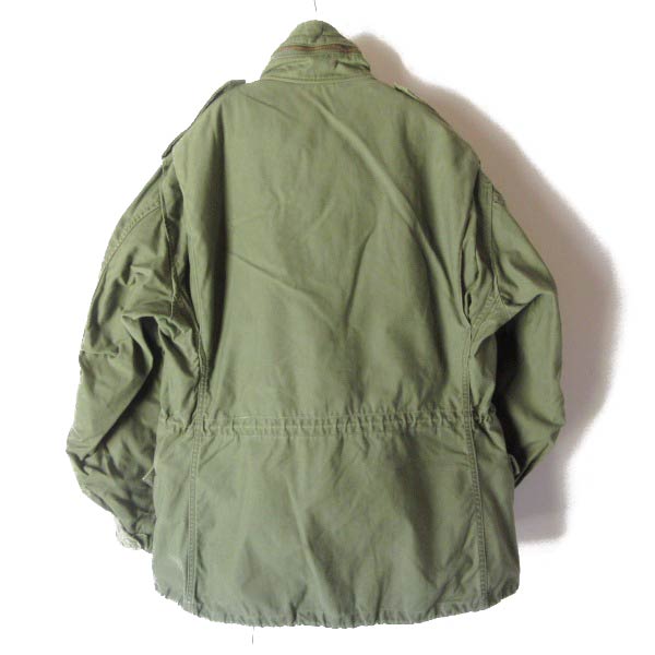 70s 実物 米軍 M-65 3rd フィールド ジャケット M-S サード ブラス ジップ ジッパー USA製 アメリカ製 ビンテージ D150【中古】【古着】【メンズ】【通販】【BTOM】