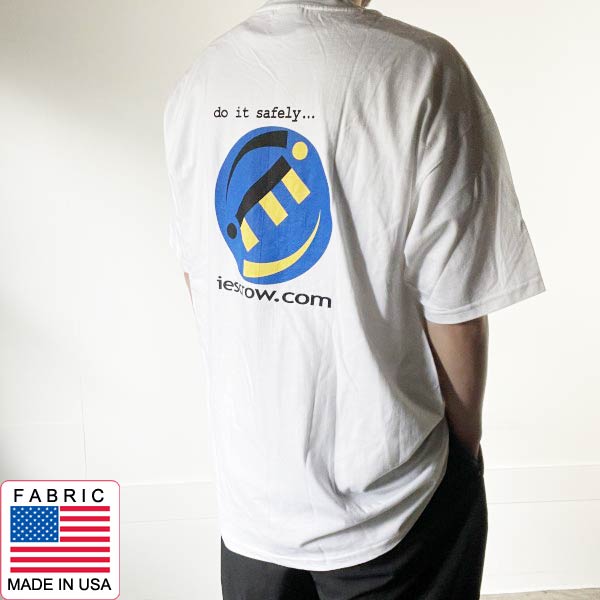 Rakuten - 新品 00s iescrow アイエスクロウ IT企業物 半袖Tシャツ ホワイト XL 白 アドバタイジング デッドストック ボックスロゴ D151【BTSX】