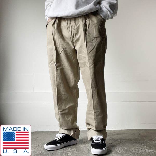 Rakuten - 新品 80s USA製 L.L.Bean PATHFINDER イージー パンツ W38 L34 エルエルビーン デッドストック アメリカ製 ビンテージ D151【BPXL】