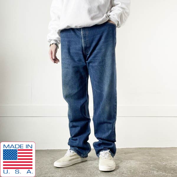 1999年製 USA製 リーバイス505 ジーンズ W40 リーバイス 505 Levi's テーパード デニム ジーパン 90s アメリカ製 ビンテージ D147【中古】【古着】【メンズ】【通販】【BPXL】