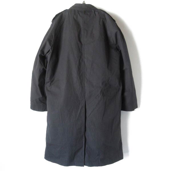 70s 新品 実物 米軍 ステンカラー コート 黒 40S ブラック 着脱ライナー付き ビンテージ デッドストック D150【メンズ】【通販】【BTOL】