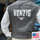 1987年製 USA製 リーバイス70506 DANZIG 先染めブラックデニム ベスト 42 ミスフィッツ ロック カットオフ ビンテージ D146【中古】【...