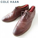 コールハーン ウィングチップ シューズ 茶系 11M 29cm 大きいサイズ GRAND.OS COLE HAAN メンズ 靴 d139【中古】【カジュアル】【BSX】