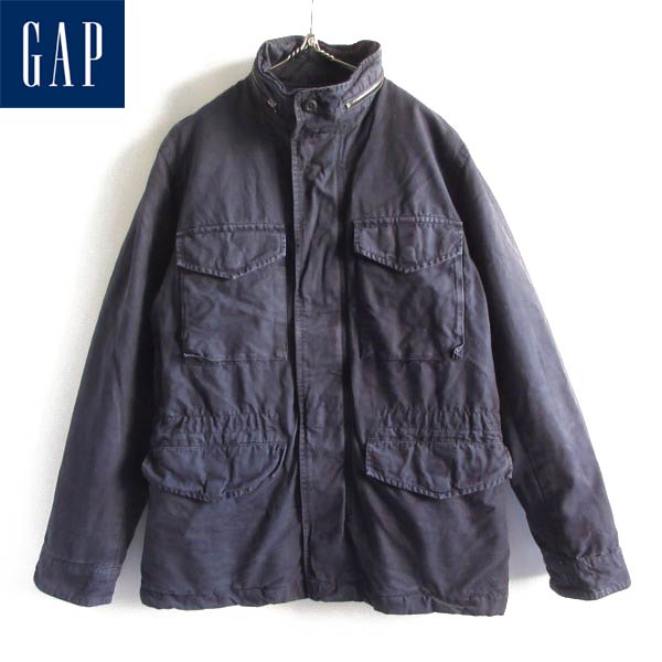GAP ギャップ M-65フィールドジャケットtype S 紺系 ネイビー エポレットなし D150【中古】【古着】【メンズ】【通販】【BTOS】