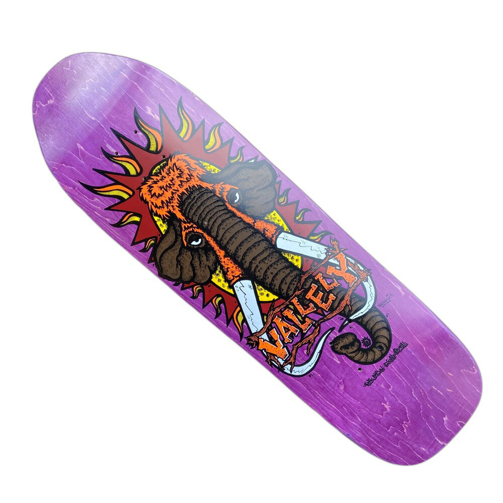 NEW DEAL DECK デッキ VALLELY MAMMOTH 9.5 32.37 PURPLE