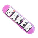 スケボー スケートボード BAKER デッキ CASPER BROOKER BRAND NAME PURPLE DIP 8.00