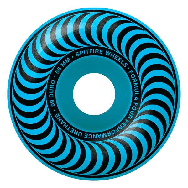 SPITFIRE WHEELS ウィール FORMULA FOUR CHROMA CLASSIC 56MM 99DU BLUE