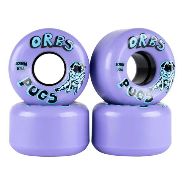 ȯ&̵ ORBS  PUGS LAVENDER 52MM 85A