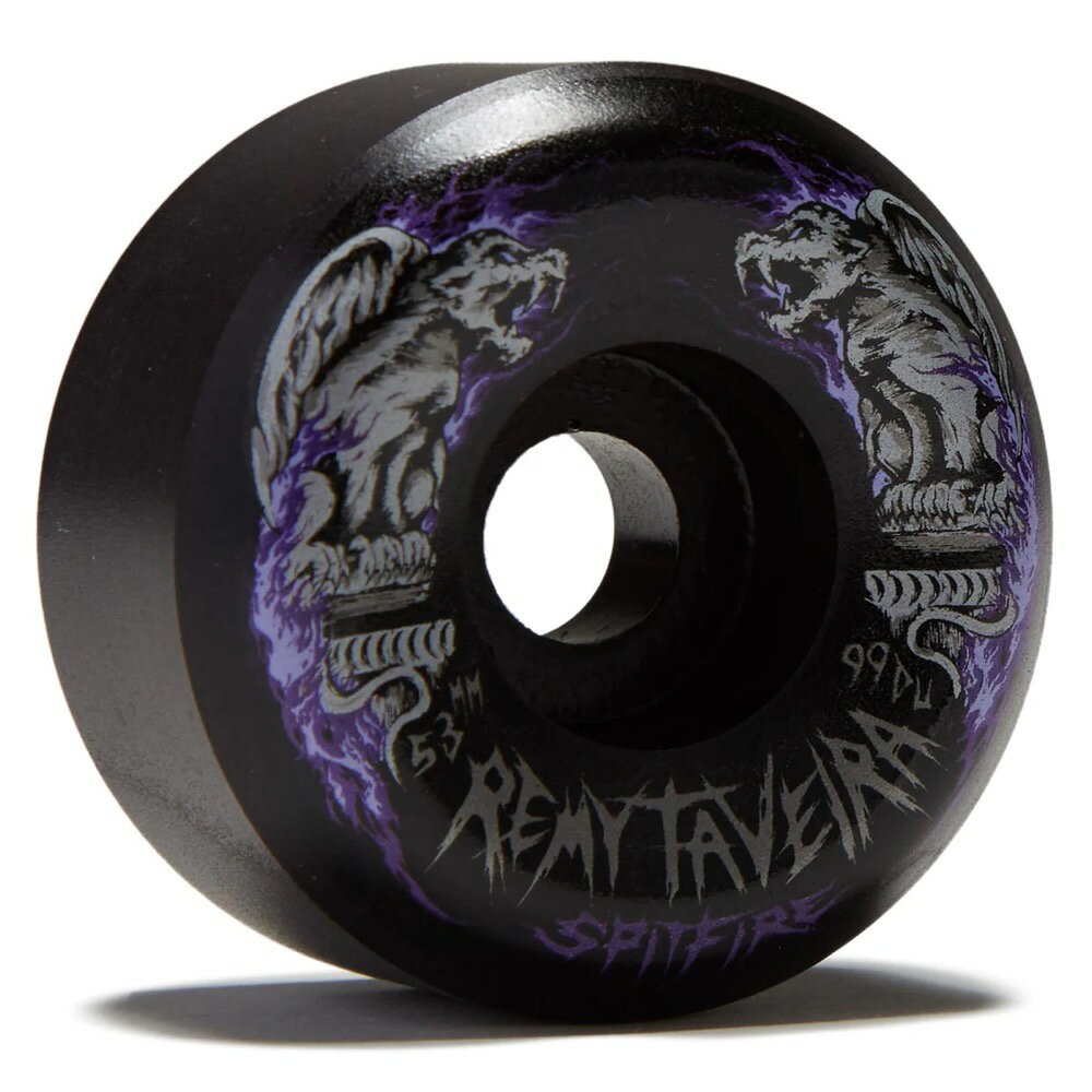 アクスルナット20個プレゼント！！ SPITFIRE ウィール FORMULA FOUR REMY TAVEIRA CHIMERA CONICAL-FULL 53MM 99DU BLACK