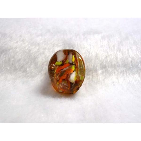 乐天商城 - ◇トンボ玉粒売り◇角柱　約24×18mm　茶 06-1153
