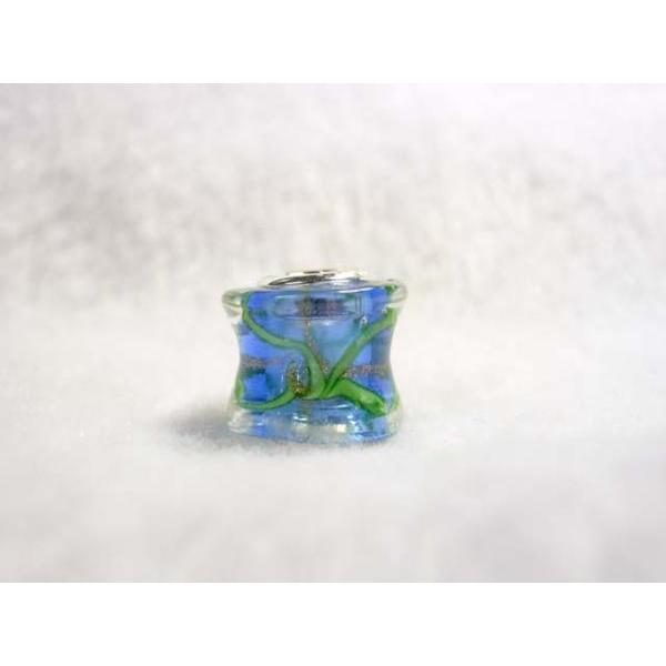 Rakuten - ■粒売■チャームビーズ■約13×14mm　駒　青　06-1199
