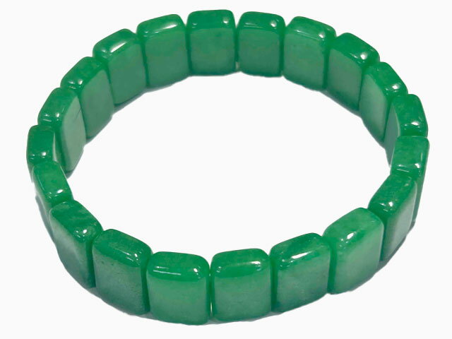 翡翠 ブレスレット スクエア マーブル グリーン 緑 パワーストーン