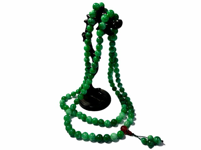 翡翠 念珠 数珠 ラウンド グリーン 約10mm 緑 パワーストーン