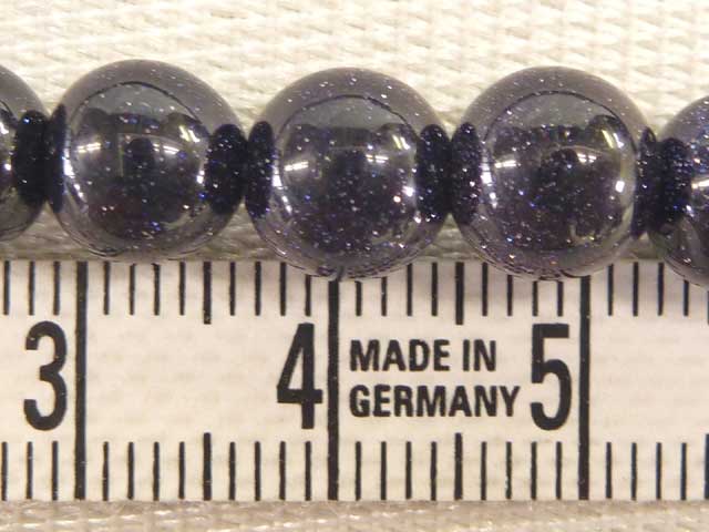 ブルーサンドストーン ラウンド 連販売 約8mm(人工石) パワーストーン ビーズ アクセサリーパーツ ハンドメイド DIY