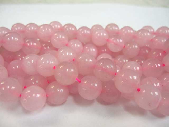ローズクォーツ 約10mm 【1粒販売】 パワーストーン ビーズ ラウンド (天然石) ピンク アクセサリーパーツ ハンドメイド DIY