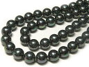 シェルパール ブラック ラウンド 約8mm 連販売 真珠 ビーズ 天然石 貝パール 貝殻 アクセサリーパーツ ハンドメイド DIY