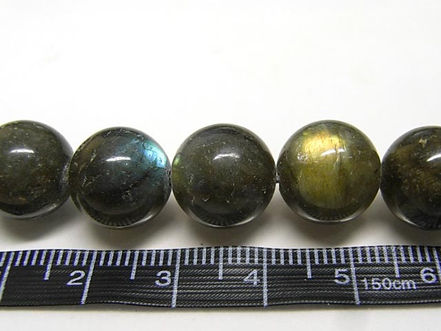 ラブラドライト ラウンド 連販売 約12mm(天然石ビーズ) パワーストーン アクセサリーパーツ ハンドメイド DIY